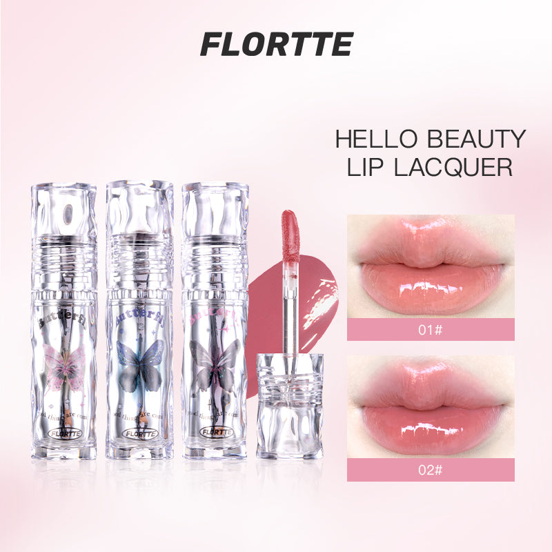Collection of Butterfly Hello Beauty Lip Lacquer Non-Stick Cup in a gallery layout